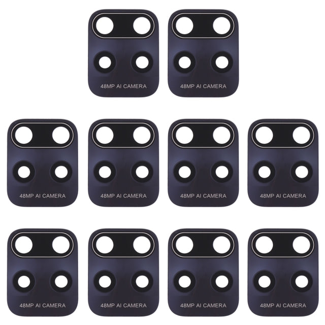 10 PCS Back Camera Lens for Xiaomi Redmi 10X 5G/Redmi 10X Pro 5G