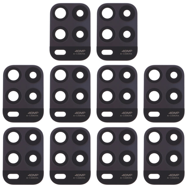 10 PCS Back Camera Lens for Xiaomi Mi 10 Lite 5G