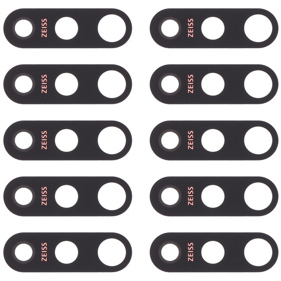 10 PCS Back Camera Lens for Nokia X71 / 8.1 Plus / TA-1167 / TA-1188