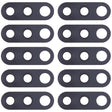 10 PCS Back Camera Lens for Nokia 4.2 / TA-1184 / TA-1133 / TA-1149 / TA-1150 / TA-1157(Black) - Camera by PMC TechLife | Online Shopping South Africa | PMC TechLife | Buy Now Pay Later Mobicred
