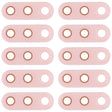 10 PCS Back Camera Lens for Nokia 4.2 / TA-1184 / TA-1133 / TA-1149 / TA-1150 / TA-1157(Pink) - Camera by PMC TechLife | Online Shopping South Africa | PMC TechLife | Buy Now Pay Later Mobicred