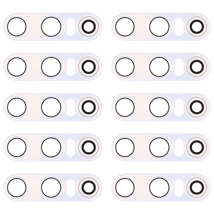 For Vivo X27 10pcs Back Camera Lens (White)
