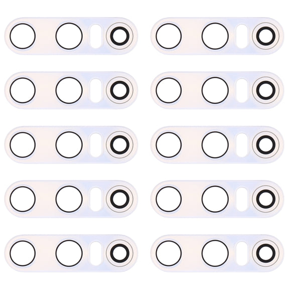 For Vivo X27 10pcs Back Camera Lens (White)