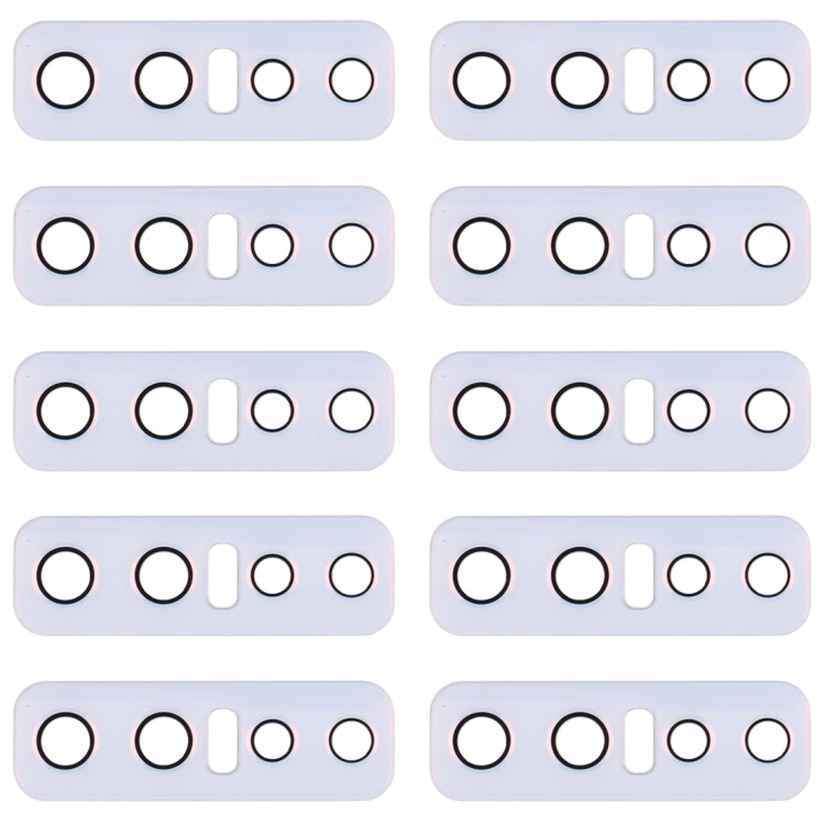 For Vivo V17 Pro 10pcs Back Camera Lens (White)