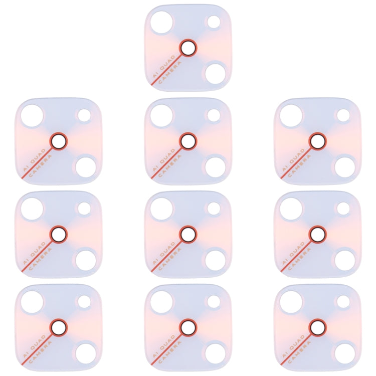 For Vivo Y9s 10pcs Back Camera Lens (White)