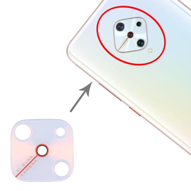 For Vivo Y9s 10pcs Back Camera Lens (White)