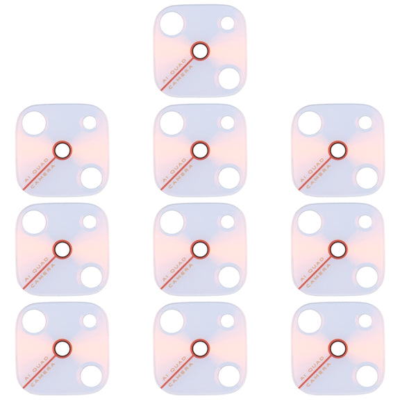 For Vivo Y9s 10pcs Back Camera Lens (White)