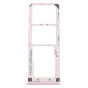 SIM Card Tray + SIM Card Tray + Micro SD Card Tray for Xiaomi Mi Play(Pink)