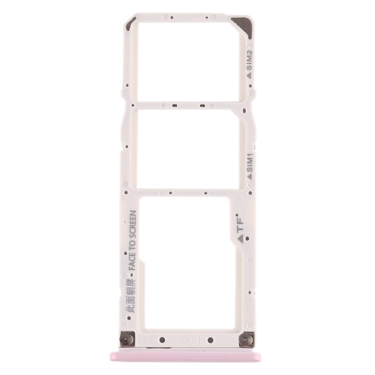 SIM Card Tray + SIM Card Tray + Micro SD Card Tray for Xiaomi Mi Play(Pink)