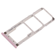 SIM Card Tray + SIM Card Tray + Micro SD Card Tray for Xiaomi Mi Play(Pink)