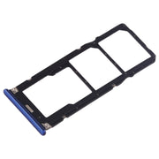 SIM Card Tray + SIM Card Tray + Micro SD Card Tray for Xiaomi Mi Play(Blue)