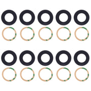 10 PCS Back Camera Lens Cover & Adhesive for Xiaomi Mi 6