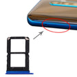 For OPPO Reno Ace SIM Card Tray + SIM Card Tray (Blue) - Card Socket by PMc TechLife | Online Shopping South Africa | PMc TechLife | Buy Now Pay Later Mobicred