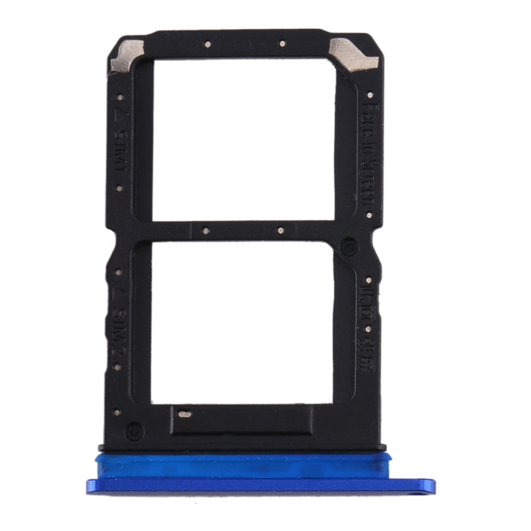 For OPPO Reno Ace SIM Card Tray + SIM Card Tray (Blue)