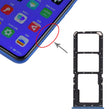 For OPPO A11x/A11/A9(2020)/A5(2020) SIM Card Tray + SIM Card Tray + Micro SD Card Tray (Blue) - Card Socket by PMc TechLife | Online Shopping South Africa | PMc TechLife | Buy Now Pay Later Mobicred
