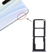 For Realme X2 SIM Card Tray + SIM Card Tray + Micro SD Card Tray (Silver)