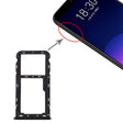 For Meizu M6T SIM Card Tray + SIM / Micro SD Card Tray (Black) - For Meizu by PMc TechLife | Online Shopping South Africa | PMc TechLife | Buy Now Pay Later Mobicred