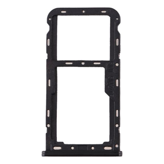 For Meizu M6T SIM Card Tray + SIM / Micro SD Card Tray (Black)