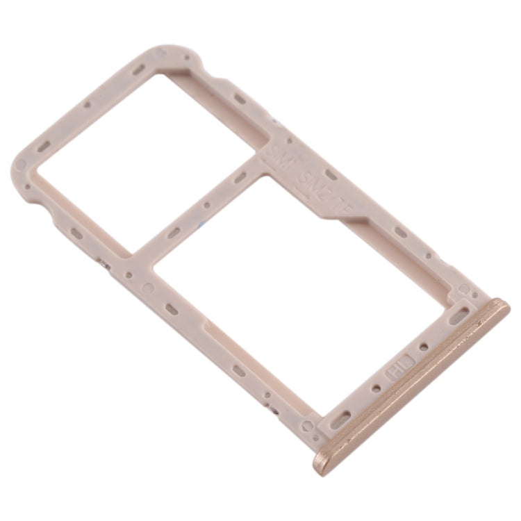 For Meizu M6T SIM Card Tray + SIM / Micro SD Card Tray (Gold)