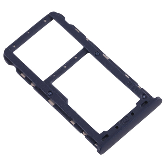 For Meizu M6T SIM Card Tray + SIM / Micro SD Card Tray (Blue)