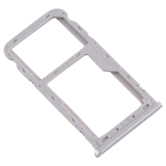 For Meizu M6T SIM Card Tray + SIM / Micro SD Card Tray (Silver)