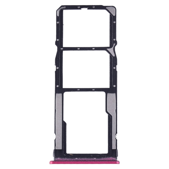 SIM Card Tray + SIM Card Tray + Micro SD Card for Xiaomi Redmi 7 (Red)