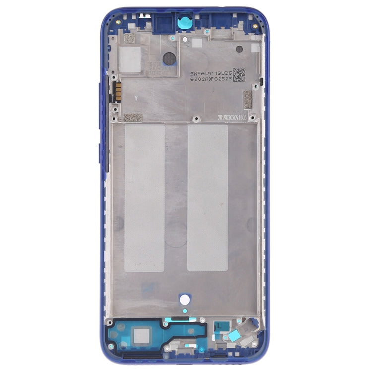 Middle Frame Bezel Plate with Side Keys for Xiaomi Redmi 7 (Blue)
