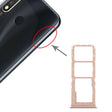 For vivo Y5s SIM Card Tray + SIM Card Tray + Micro SD Card Tray (Gold) - Card Socket by PMc TechLife | Online Shopping South Africa | PMc TechLife | Buy Now Pay Later Mobicred