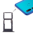 SIM Card Tray + SIM Card Tray / Micro SD Card Tray for Huawei P Smart+ 2019 (Black) - Card Socket by PMc TechLife | Online Shopping South Africa | PMc TechLife | Buy Now Pay Later Mobicred