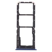 For vivo Y3 SIM Card Tray + SIM Card Tray + Micro SD Card Tray (Blue)