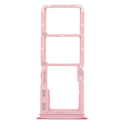 For vivo Y3 SIM Card Tray + SIM Card Tray + Micro SD Card Tray (Red)