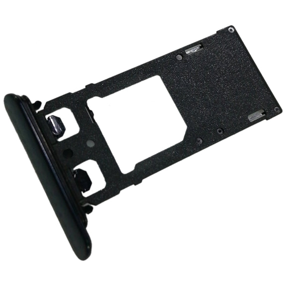 SIM1 Card Tray + SIM2 Card / Micro SD Card Tray for Sony Xperia XZ(Blue)