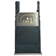 SIM Card Tray + Micro SD Card Tray for Motorola Moto X Style / XT1575(Silver)