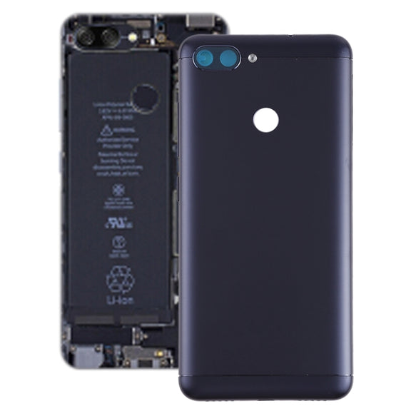 Back Cover with Camera Lens & Side Keys for Asus Zenfone Max Plus (M1) / ZB570TL(Black)