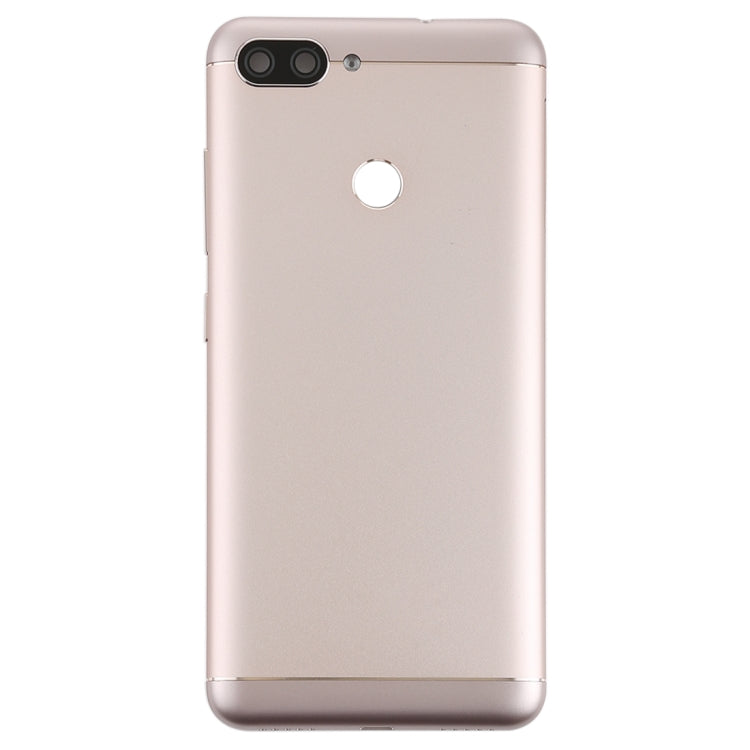 Back Cover with Camera Lens & Side Keys for Asus Zenfone Max Plus (M1) / ZB570TL(Gold)