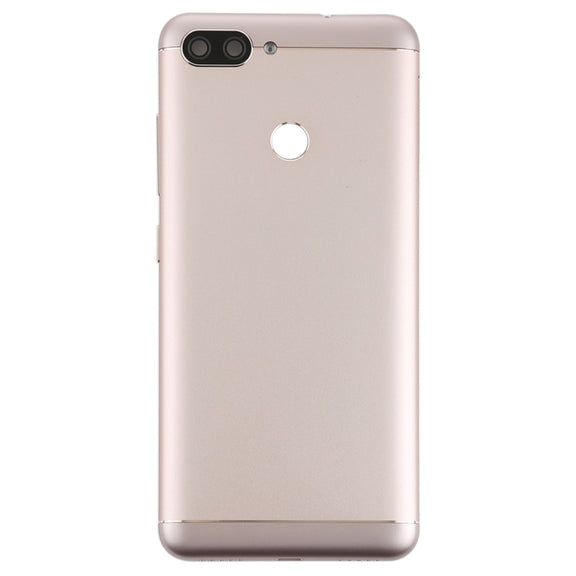 Back Cover with Camera Lens & Side Keys for Asus Zenfone Max Plus (M1) / ZB570TL(Gold)