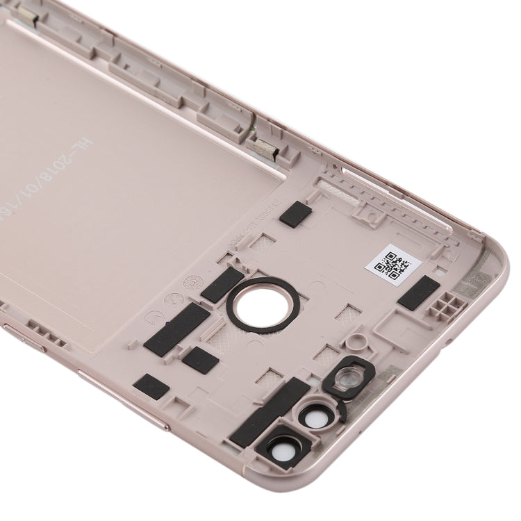 Back Cover with Camera Lens & Side Keys for Asus Zenfone Max Plus (M1) / ZB570TL(Gold)