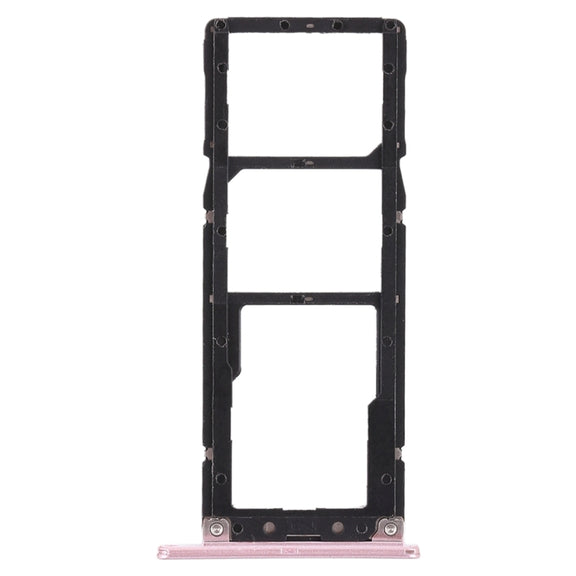 2 SIM Card Tray + Micro SD Card Tray for Asus ZenFone 4 Max ZC520KL(Rose Gold)