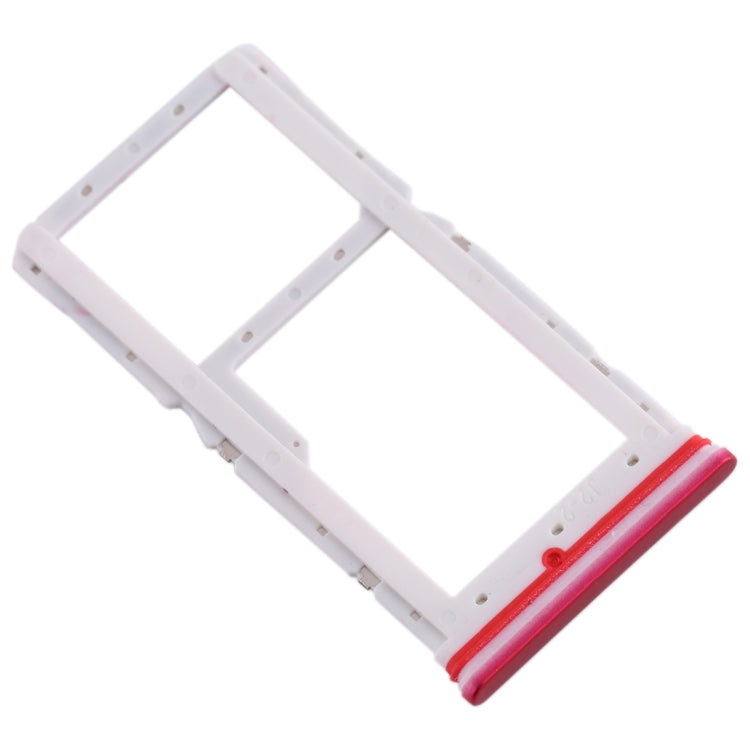 SIM Card Tray + SIM / Micro SD Card Tray for Xiaomi Redmi K30 4G(Red)