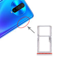 SIM Card Tray + SIM / Micro SD Card Tray for Xiaomi Redmi K30 4G(White) - Card Tray by PMc TechLife | Online Shopping South Africa | PMc TechLife | Buy Now Pay Later Mobicred