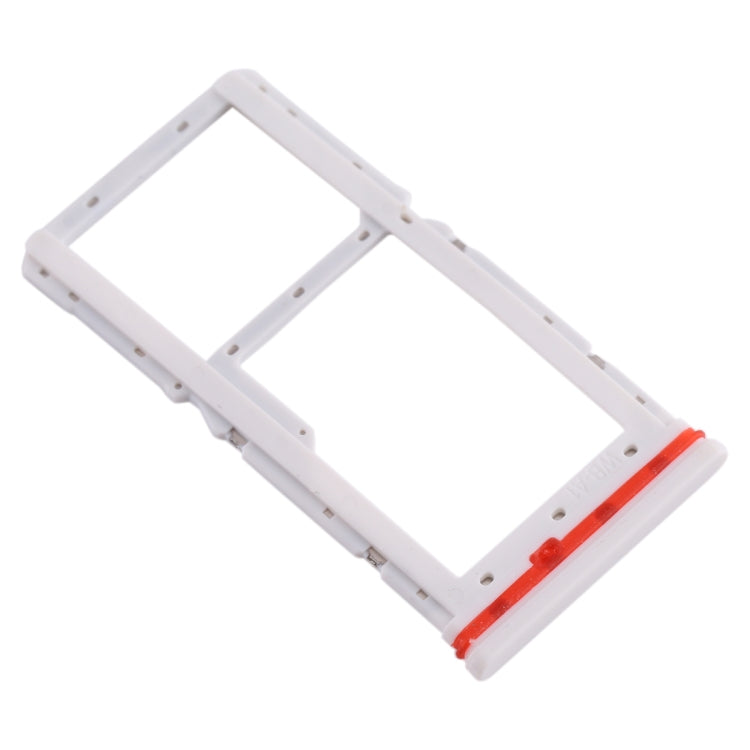 SIM Card Tray + SIM / Micro SD Card Tray for Xiaomi Redmi K30 4G(White)