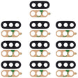 10 PCS Back Camera Lens & Adhesive for Xiaomi Mi 6X / A2(Black) - Camera by PMc TechLife | Online Shopping South Africa | PMc TechLife | Buy Now Pay Later Mobicred