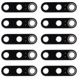 10 PCS Back Camera Lens for Xiaomi Mi 9(Black) - Camera by PMC TechLife | Online Shopping South Africa | PMC TechLife