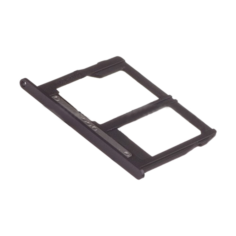 SIM Card Tray + Micro SD Card Tray for Motorola Moto G5S Plus XT1805 (Black)