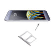 SIM Card Tray + Micro SD / SIM Card Tray for LG X Cam / K580(Silver) - For LG by PMc TechLife | Online Shopping South Africa | PMc TechLife | Buy Now Pay Later Mobicred