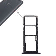 SIM Card Tray + SIM Card Tray + Micro SD Card Tray for Asus Zenfone Max Pro (M1) ZB601KL ZB602KL(Black) - Card Tray by PMc TechLife | Online Shopping South Africa | PMc TechLife | Buy Now Pay Later Mobicred