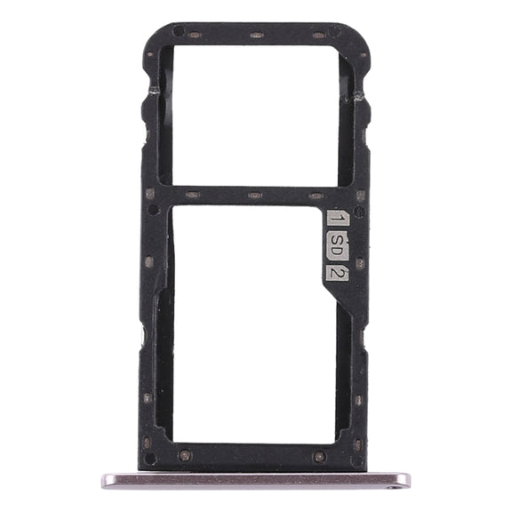 SIM Card Tray + SIM Card Tray / Micro SD Card Tray for Asus Zenfone 5 ZE620KL(Silver)
