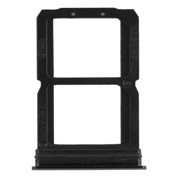 For OnePlus 6 Double SIM Card Tray (Black)