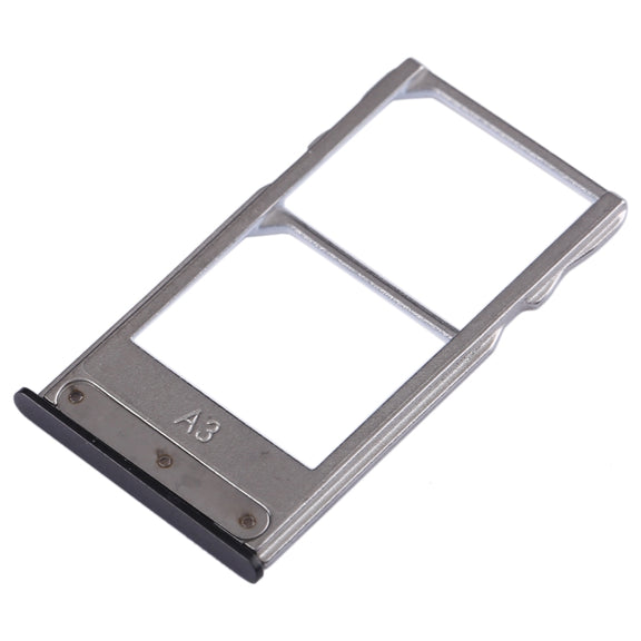 For Meizu 15 Plus SIM Card Tray + SIM Card Tray (Black)