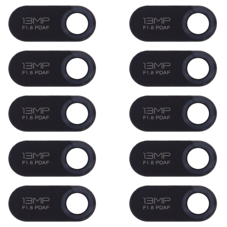 For Huawei Y6 Pro 2019 / Y6 2019  10pcs Back Camera Lens (Black)